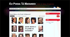 Desktop Screenshot of eupodiatamatando.com